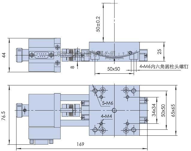 PJ110-15 精密型电动角位台(蜗轮蜗杆) ±15° 台面尺寸65*65 PJ110-15 精密型电动角位台(蜗轮蜗杆) ±15° 台面尺寸65*65