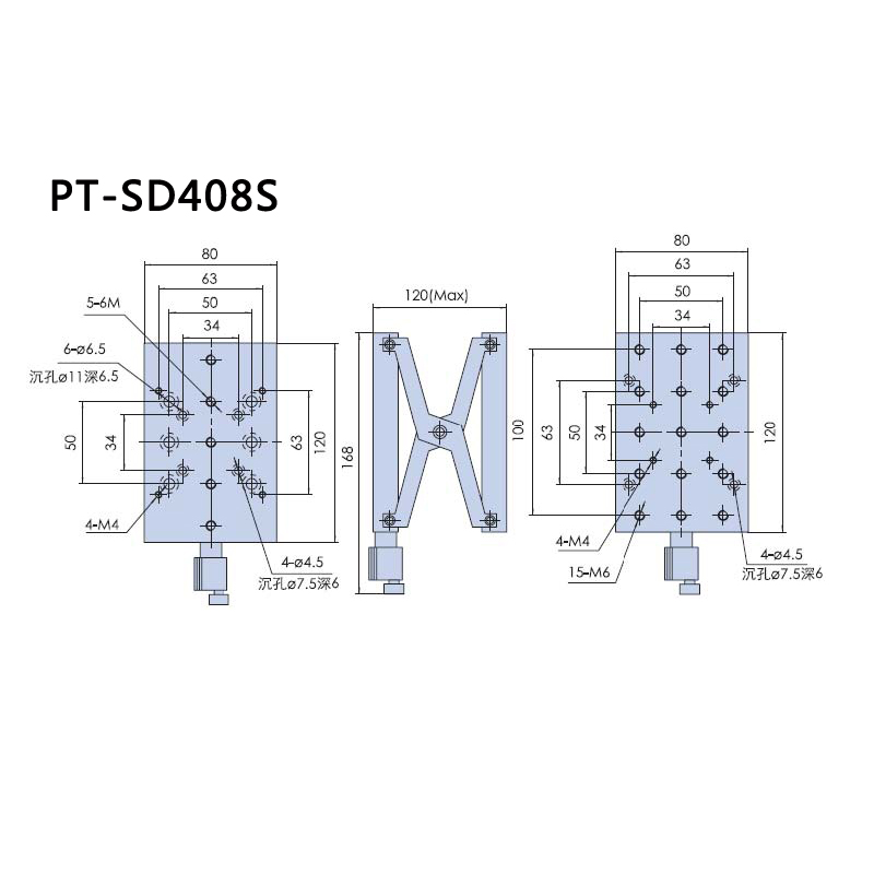 精密型XYZ滑台手动升降台多维组合台平移台位移台滑台 精密型XYZ滑台手动升降台多维组合台平移台位移台滑台