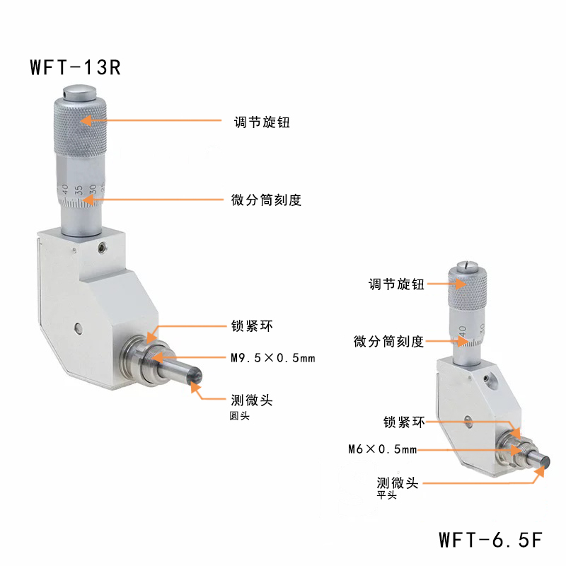 折返式微分头 行程6.5/13mm可选 折返式微分头 行程6.5/13mm可选