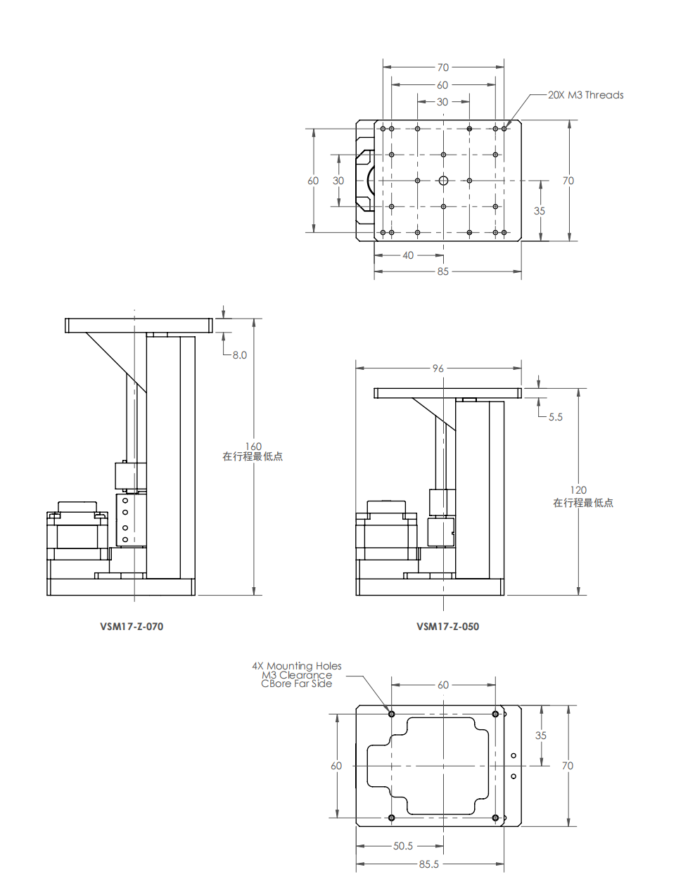 VSM17-Z高真空升降台直线运动平台真空度1x10^(-10)mBar温度200°英国AML