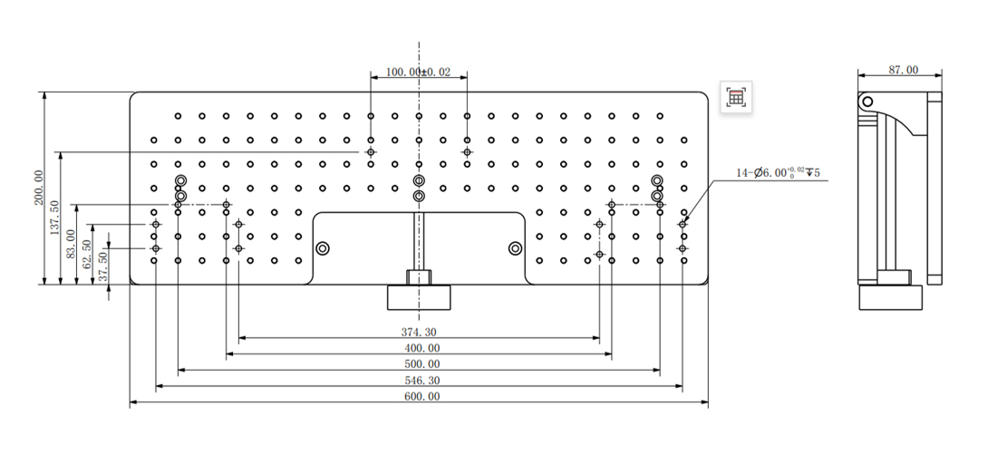 手动倾斜台 角度调节台倾角台打孔基座承载60公斤PT-QX620