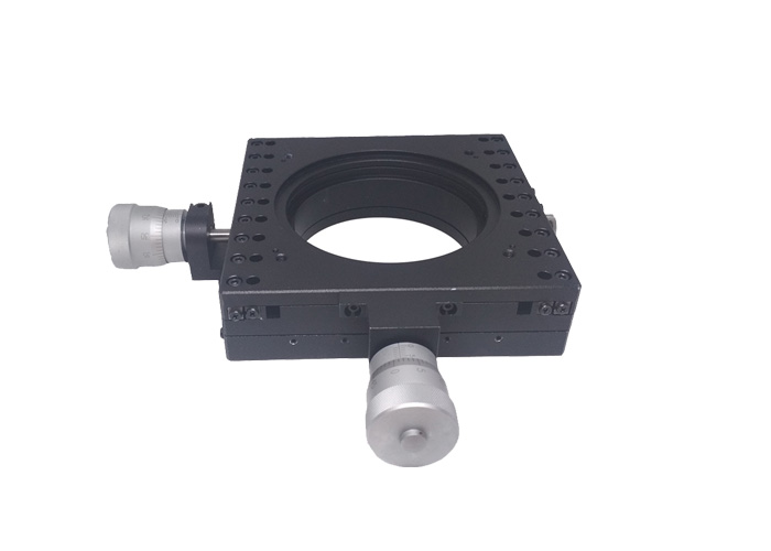 手动XY平移台 中空平台 中空位移台 两轴平台PT-XY135 手动XY平移台 中空平台 中空位移台 两轴平台PT-XY135