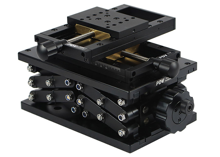 手动升降台XYZ组合台大台面Z轴位移台高度调节 手动升降台XYZ组合台大台面Z轴位移台高度调节