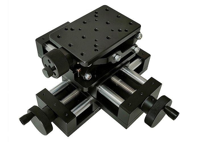 PDV派迪威XYZ三轴手动平移台精密型滑台带手轮位移台 PDV派迪威XYZ三轴手动平移台精密型滑台带手轮位移台