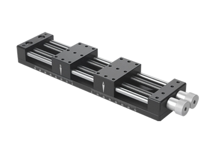 PT-LS6050 手动拉伸台，一个手轮控制一个台面