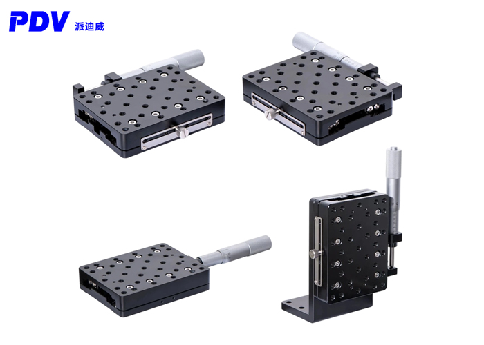 PT-SD115精密平移台行程50mm交叉滚柱导轨台面尺寸90×115