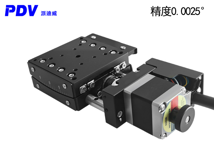 PT-GD06100高精度电动角位台 滑台光耦合设备用光通信精度0.005°