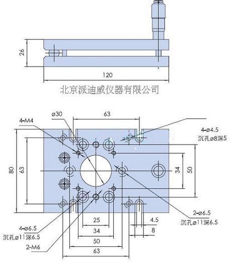 PT-QX01手动倾斜台 手动俯仰台 手动角位台 手动位移台 手动滑台