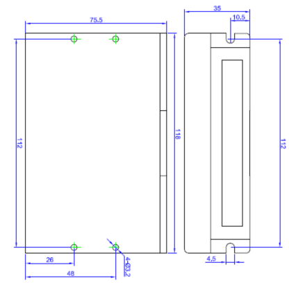 TC28型两相混合式28步进电机驱动器 驱动卡 可配用各式电动平台 TC28型两相混合式28步进电机驱动器 驱动卡 可配用各式电动平台