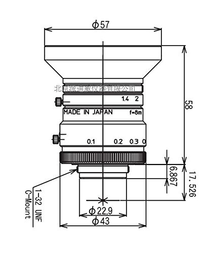 kowa 镜头 物镜 LM8HC 显微镜物镜 kowa 镜头 物镜 LM8HC 显微镜物镜