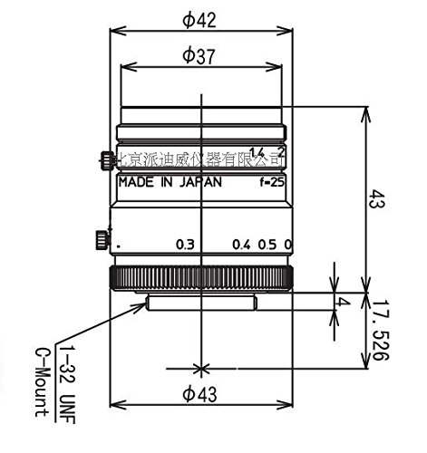 kowa 镜头 物镜LM25HC 显微镜物镜