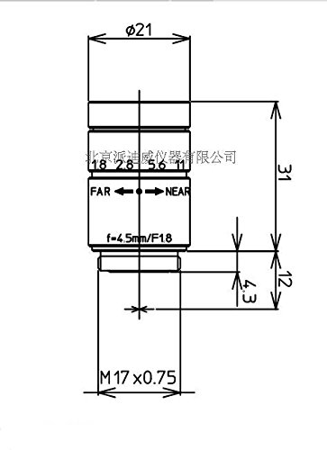 kowa物镜 LM5NF 5mm 显微镜物镜