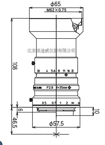 kowa镜头 物镜 LM35CLS F接口专用低畸变镜头 显微镜物镜 kowa镜头 物镜 LM35CLS F接口专用低畸变镜头 显微镜物镜