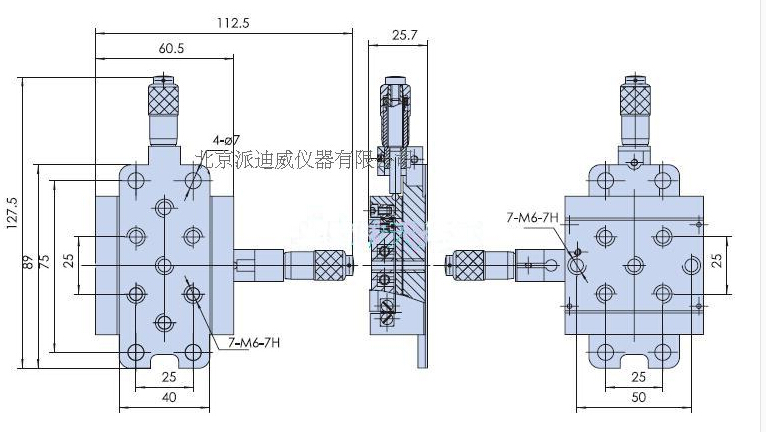 手动多维组合台 :PT-XY13 手动多维组合台 :PT-XY13