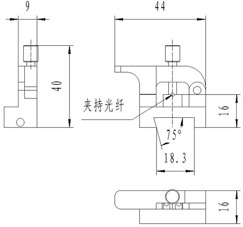 PT10 光纤固定（夹头）