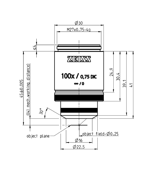 蔡司物镜Objective LD EC 蔡司物镜Objective LD EC