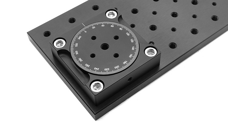 手动旋转位移台R轴微调底板光学实验旋转安装座 PT-SD78