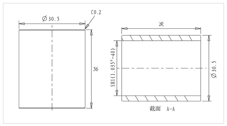 母转母套筒透镜延长管笼式遮光筒30mm镜筒 母转母套筒透镜延长管笼式遮光筒30mm镜筒