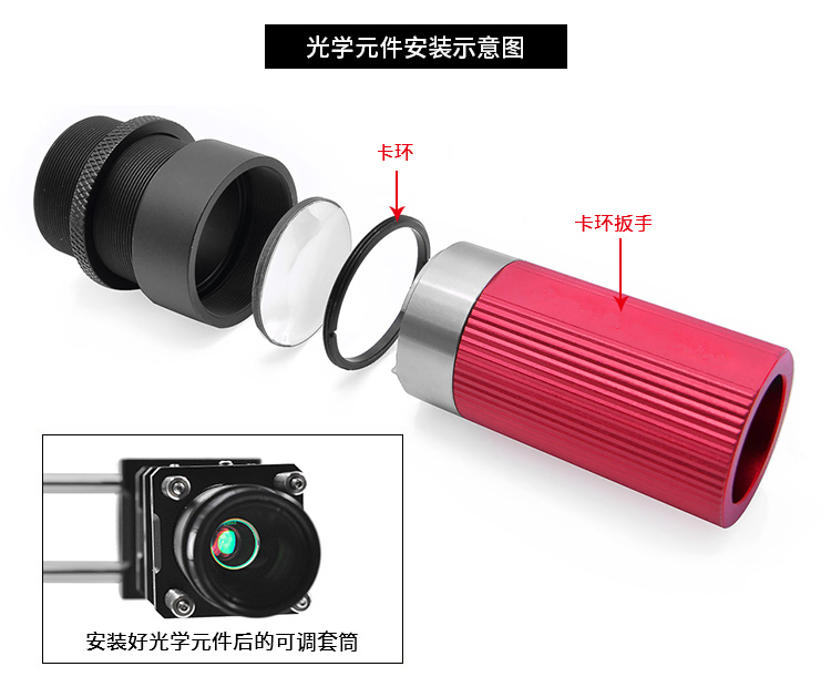 可调套管1英寸透镜套管螺纹旋转套管光学调节安装筒 可调套管1英寸透镜套管螺纹旋转套管光学调节安装筒