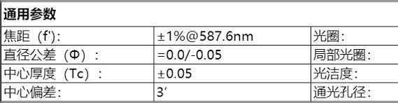 H-K9 平凸透镜 未镀膜 H-K9 平凸透镜 未镀膜