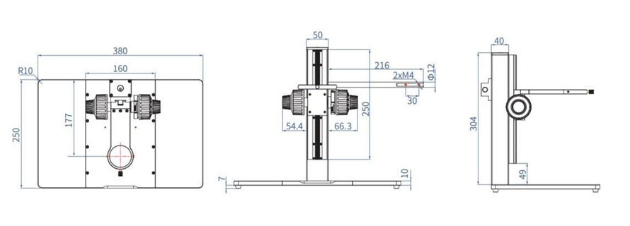 ZJ-600系列精密粗微调支架 显微镜支架 ZJ-600系列精密粗微调支架 显微镜支架