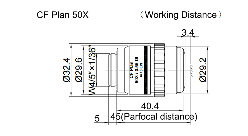 白光干涉物镜CF Plan TI/DI