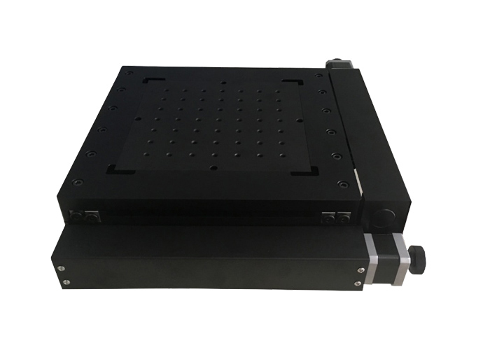 PT-XY100精密电动整体位移台光学二维平移台行程100×100滑台模组 PT-XY100精密电动整体位移台光学二维平移台行程100×100滑台模组