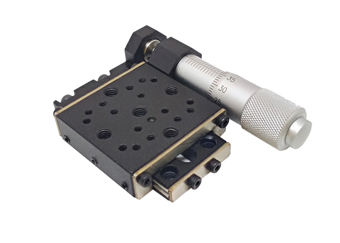 PP110-13-34C精密型手动平移台 微分头侧驱位移台 X轴单轴滑台 PP110-13-34C精密型手动平移台 微分头侧驱位移台 X轴单轴滑台