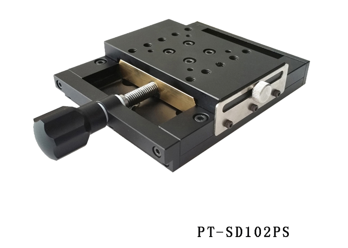 PT-SD102P手动平移台50mm X轴滑台位移台 移动台 精密工作台带锁 PT-SD102P手动平移台50mm X轴滑台位移台 移动台 精密工作台带锁
