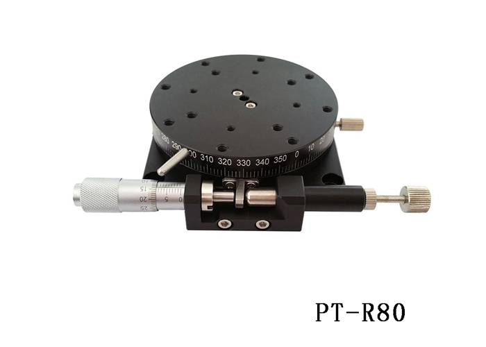 PT-R38 /R60/R80/R100/R125 手动旋转台 精密微调滑台 手动位移 PT-R38 /R60/R80/R100/R125 手动旋转台 精密微调滑台 手动位移