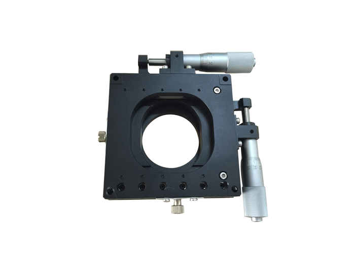 PT-XY125 手动XY平移台 中空平台 中空位移台 两轴平台 PT-XY125 手动XY平移台 中空平台 中空位移台 两轴平台