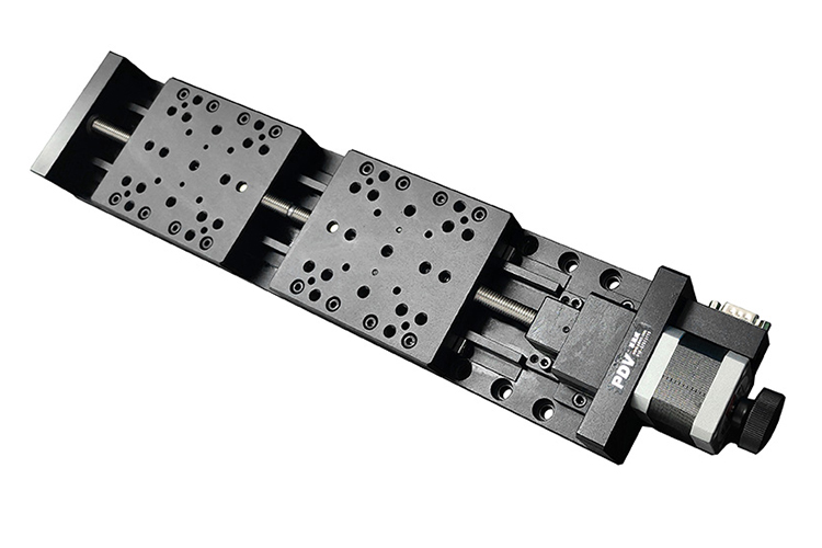 PTL-S100 电动双台面拉伸位移台 拉伸台 双滑块平台 PTL-S100 电动双台面拉伸位移台 拉伸台 双滑块平台