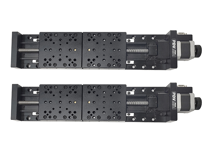 PTL-S100 电动双台面拉伸位移台 拉伸台 双滑块平台 PTL-S100 电动双台面拉伸位移台 拉伸台 双滑块平台