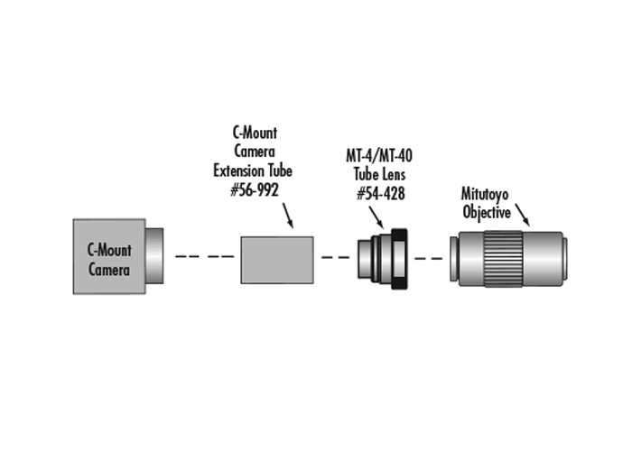 派迪威 显微物镜转接筒 Mitutoyo转C-mount相机152.5MM长度延长管 派迪威 显微物镜转接筒 Mitutoyo转C-mount相机152.5MM长度延长管