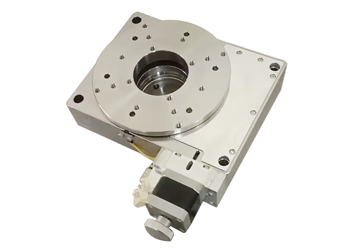PX110-150高精度真空电动旋转台 蜗轮蜗杆回转台 360度任意转动 PX110-150高精度真空电动旋转台 蜗轮蜗杆回转台 360度任意转动