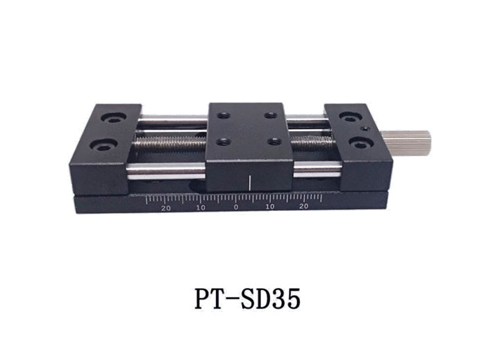 PT-SD10 35 65 95手动平移台 X单轴位移台 一维位移台滑台 PT-SD10 35 65 95手动平移台 X单轴位移台 一维位移台滑台