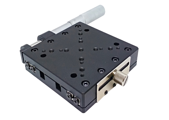 高精手动平移台PT110-50-100CH 50mm行程移动平台 位移台100*100 高精手动平移台PT110-50-100CH 50mm行程移动平台 位移台100*100