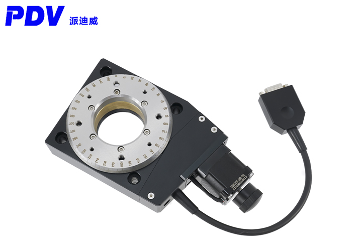 精密型电动旋转台 360°中空转台  光学实验位移台  PT-GD95A120 