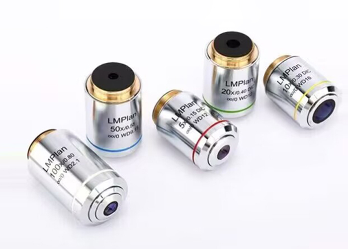 F=200明场金相5X/10X/20X/50X/100X显微镜物镜