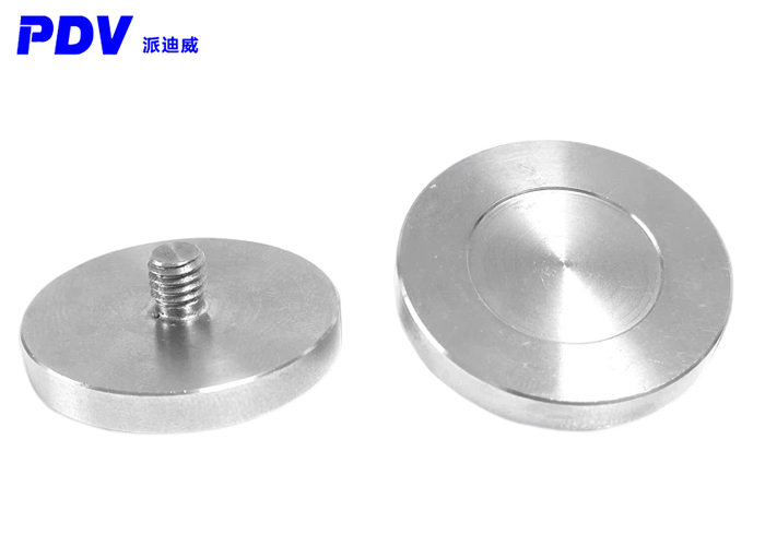 PG06光学不锈钢接杆支架底盘支杆支撑杆可调立柱螺丝带磁底盘