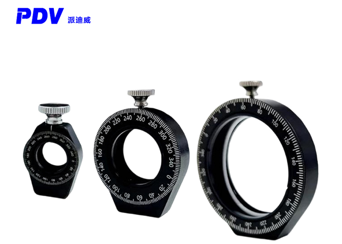 PT-SD51旋转透镜安装座波片安装架偏振片支架360°连续旋转光具座