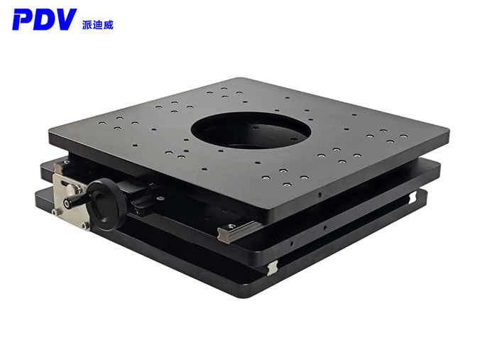 SD-XY10手动XY中空位移台 平移台 行程±10mm 承载30kg