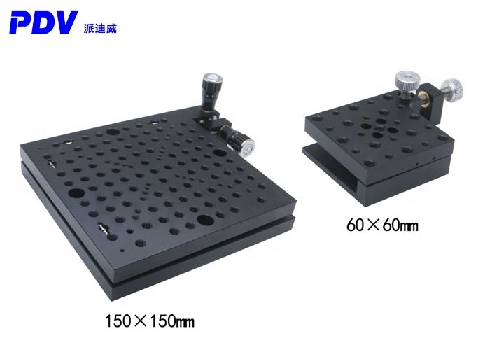 PT-FQ60B PT-FQ150B俯仰偏摆安装平台\手动精密调节位移台