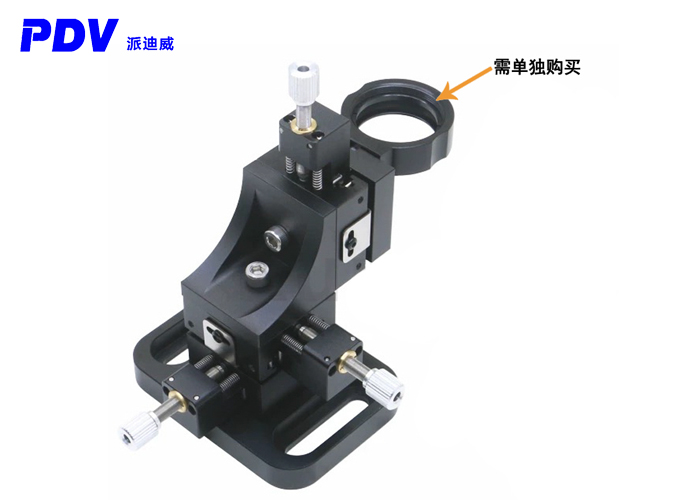 PT-LH6.5XYZ手动位移滑台\侧驱动\行程6.5mm、25mmXYZ三维平台