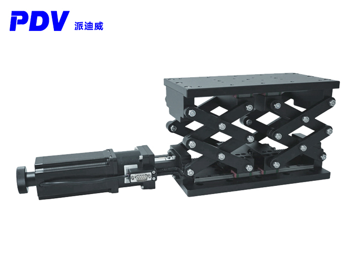 PT-GD2513剪式电动升降台承载50公斤行程150mm台面尺寸250×135mm