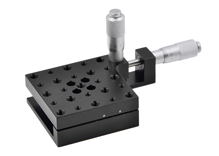 XY轴俯仰偏转台 手动微调二维倾斜旋转台 PT-QX10