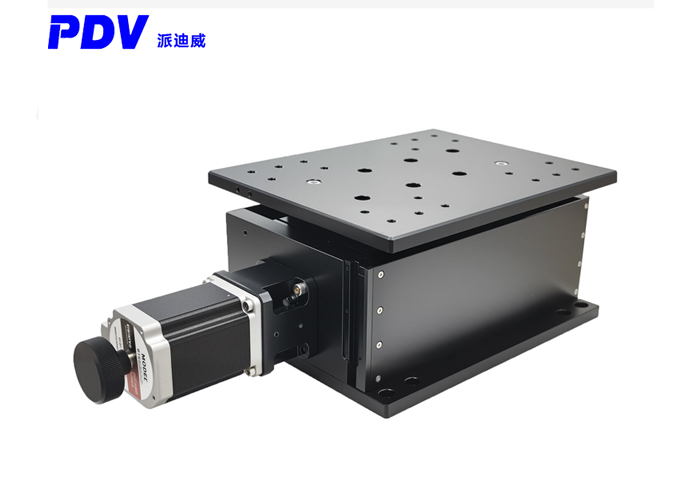 PT-GD198电动丝杆调节台式升降台 楔形平台 Z轴升降台 行程40MM