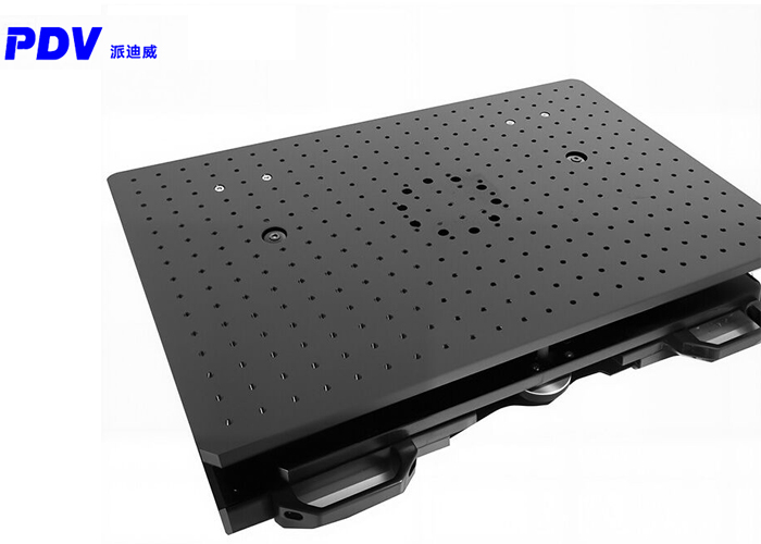精密手动倾斜俯仰台±3度负载50kg大台面400*600mmPT-QX640