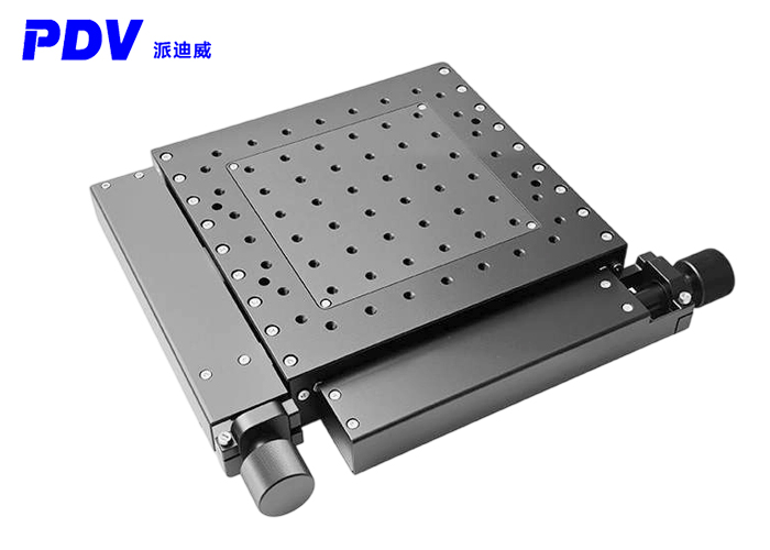 PT-XY100(手动薄款/厚款)手动高精度整体组合台双轴滑台位移平台 PT-XY100(手动薄款/厚款)手动高精度整体组合台双轴滑台位移平台