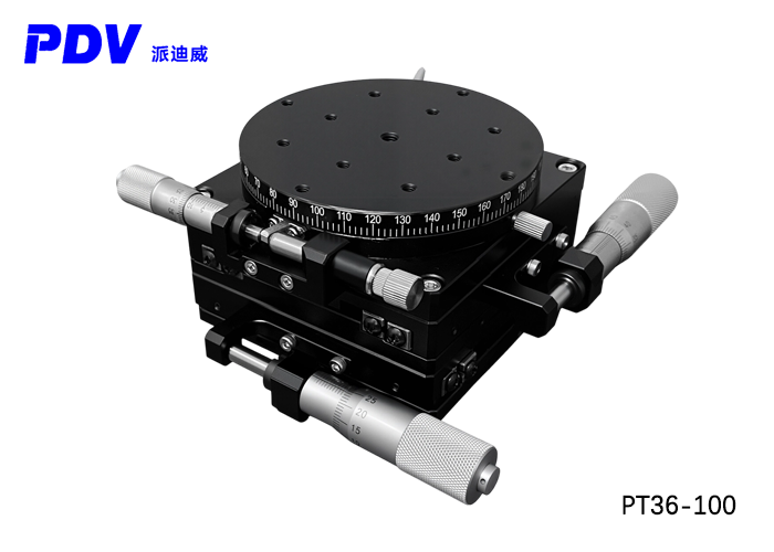 PDV PT36-40/60/80/100/125 XY手动多维组合台 XYθ轴位移台 PDV PT36-40/60/80/100/125 XY手动多维组合台 XYθ轴位移台